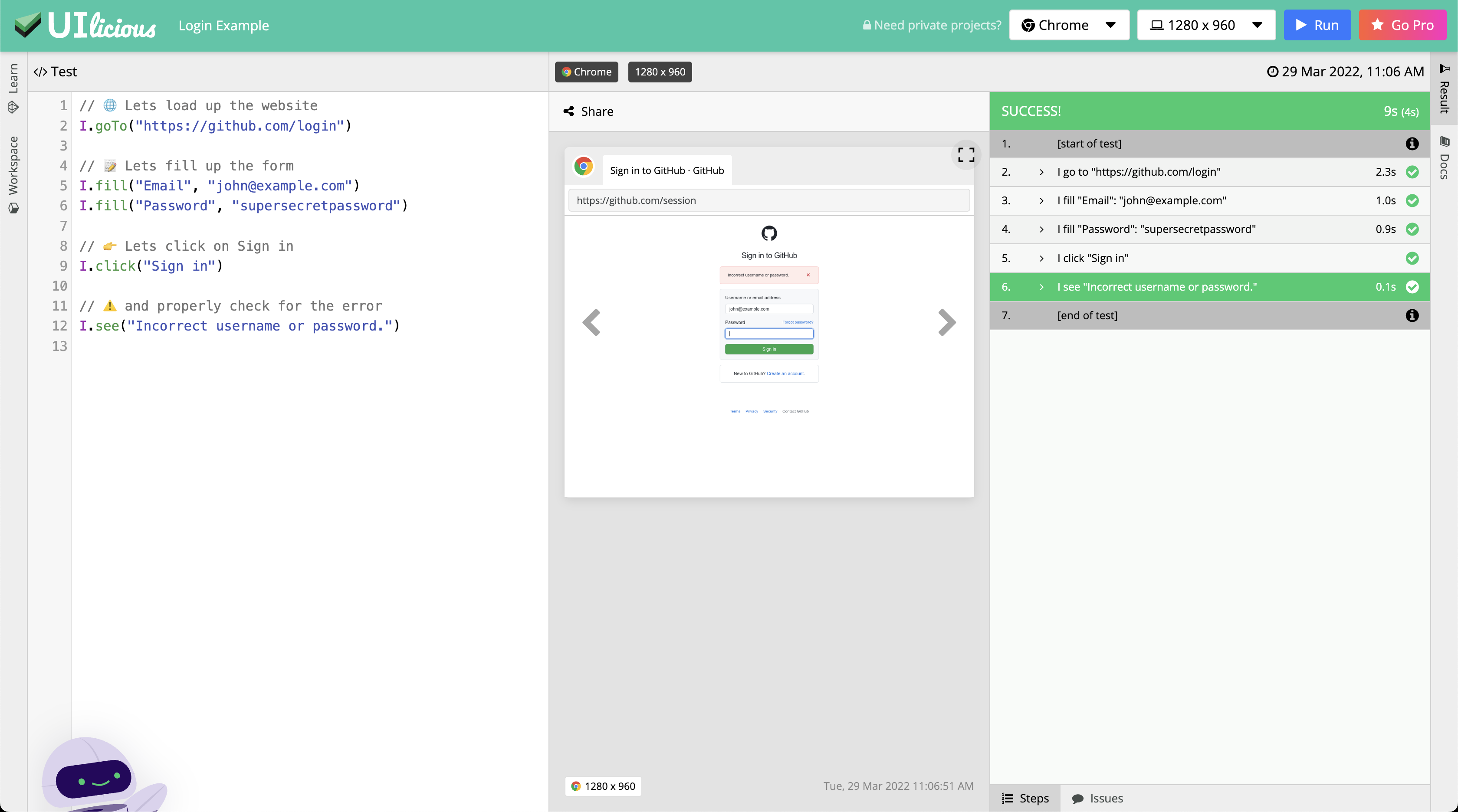 A Preview of UI-licious Snippet