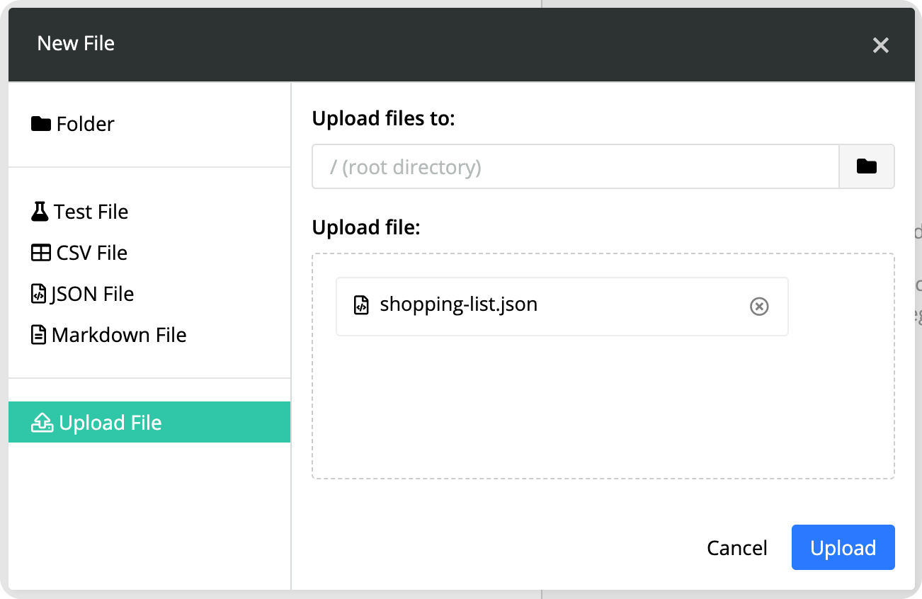 Upload File