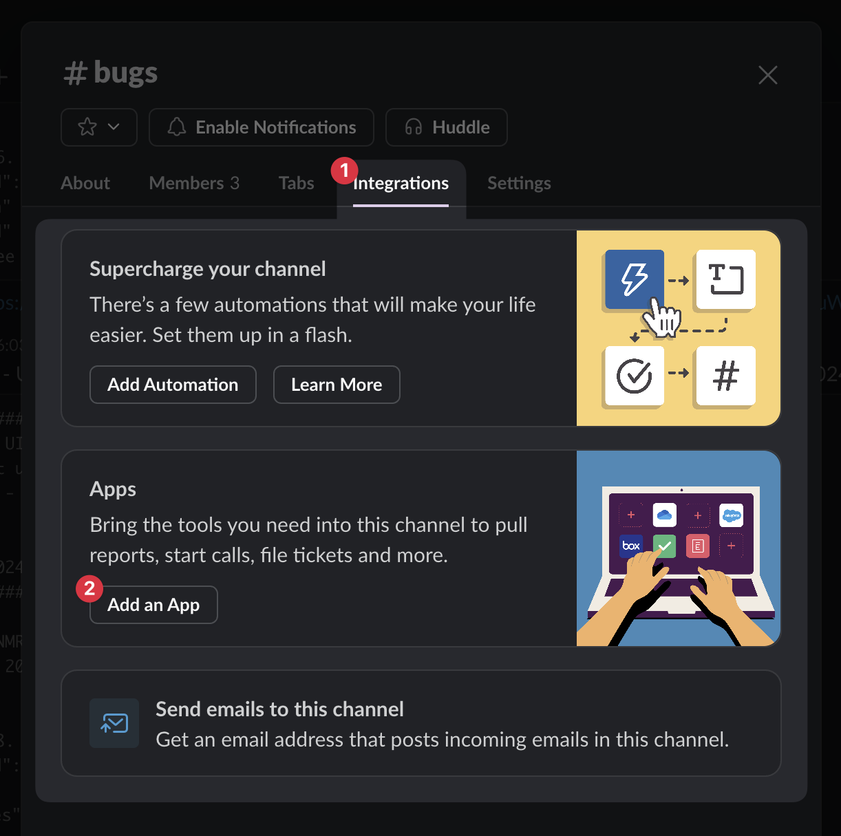 Step 2: Go to Integrations