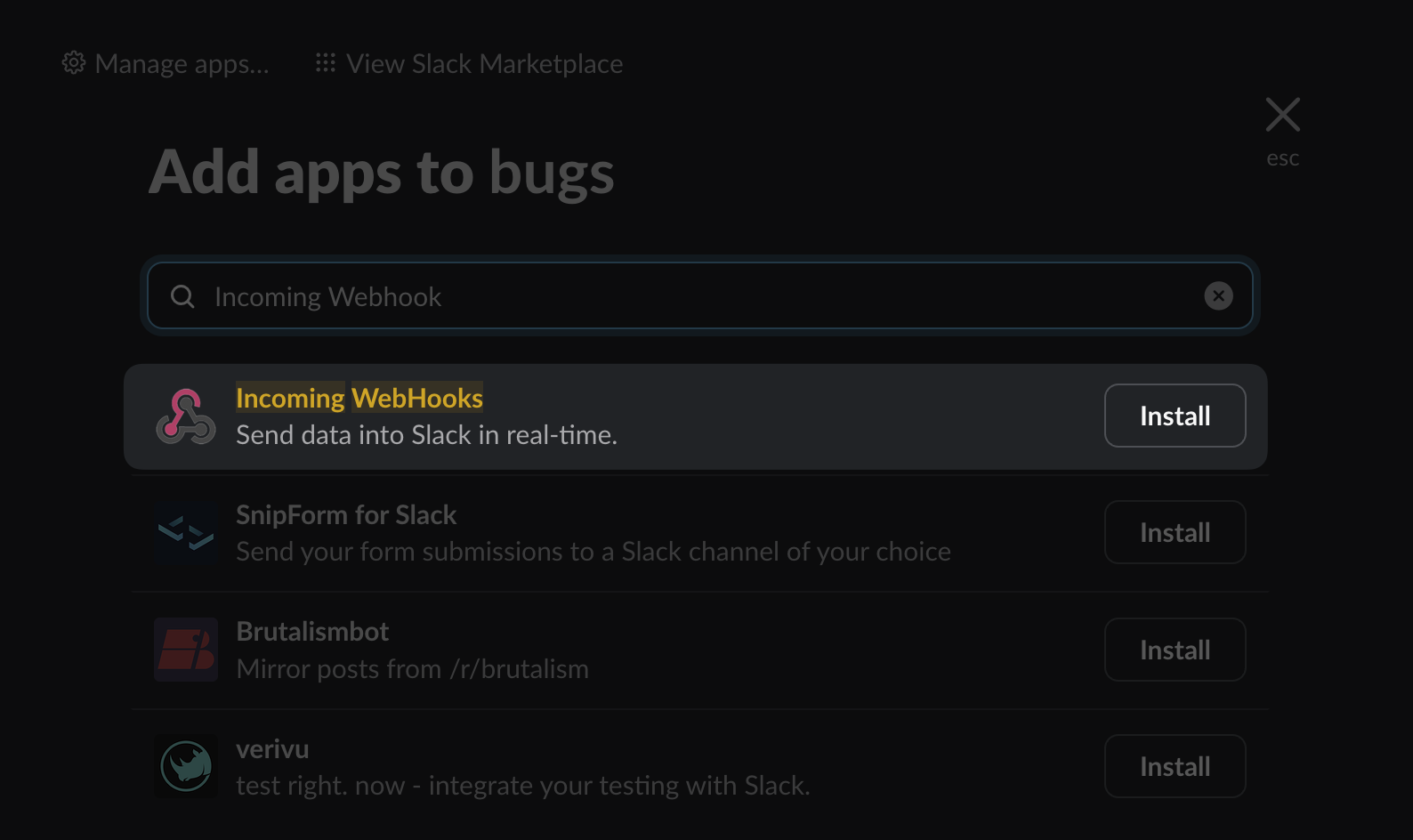 Step 3: Add to slack